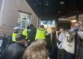 Protest pod siedzibą Zarządu Lokali Miejskich. Interweniowała policja