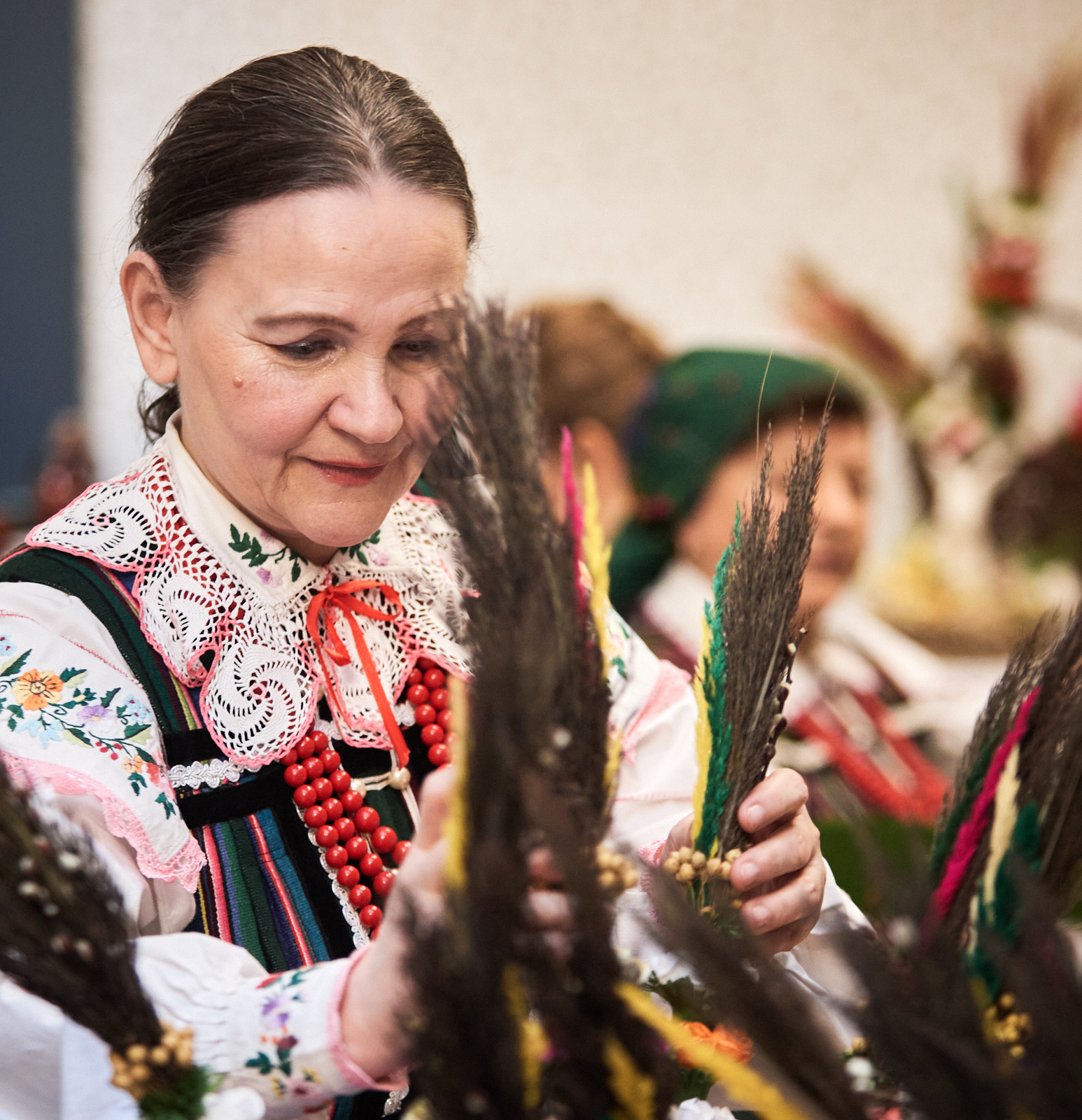 W regionie działają twórcy ludowi przygotowujący palmy tradycyjnymi metodami, mat. Urząd Marszałkowski Województwa Łódzkiego palmy