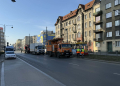 Wykolejenie tramwaju na alei Kościuszki