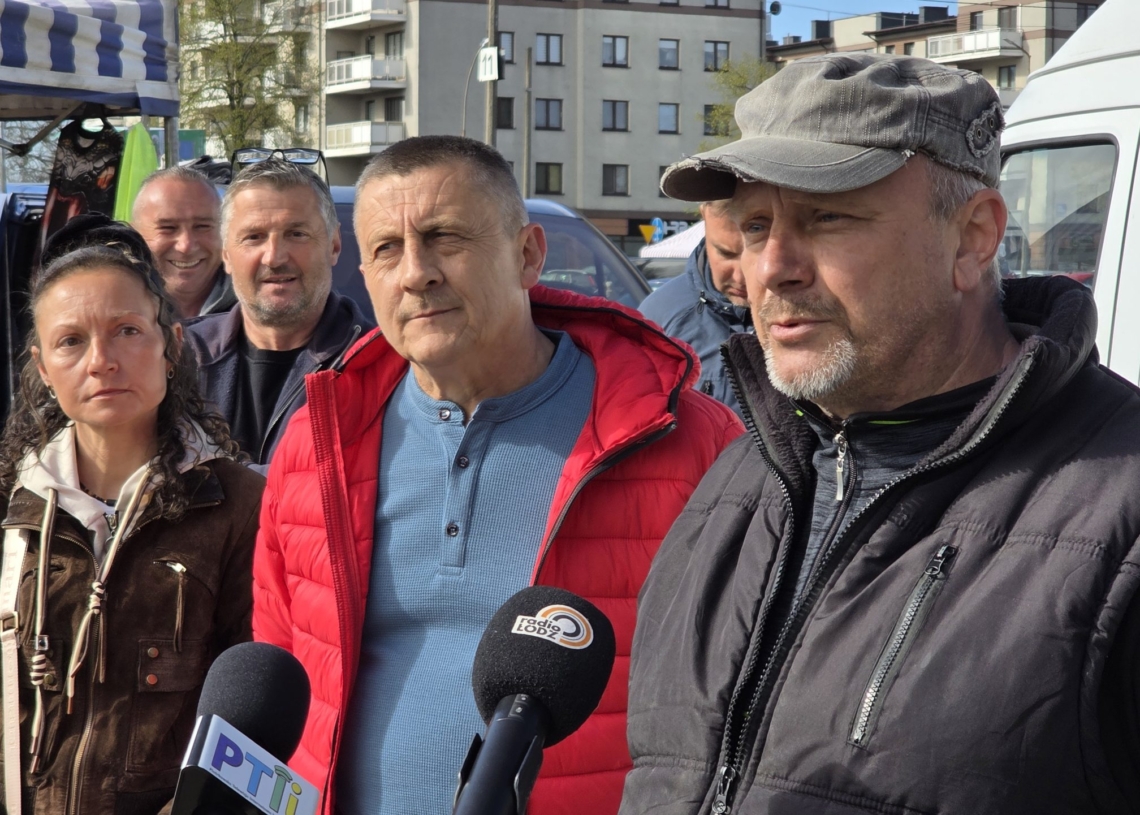 Piotrkowscy handlarze protestują przeciwko systemowi SENT