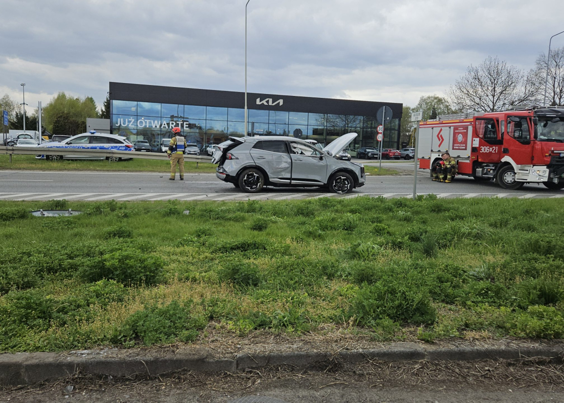 Wypadek w Starowej Górze. Utrudnienia na DK91