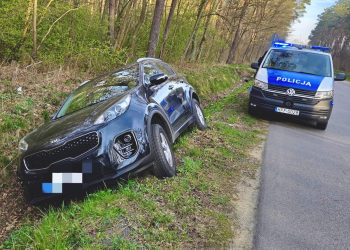 Z 3 promilami skończył w rowie, a potem na komendzie