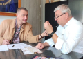 Dzień otwarty w Zespole Szkół nr 2 w Koluszkach. Studio plenerowe Radia Łódź