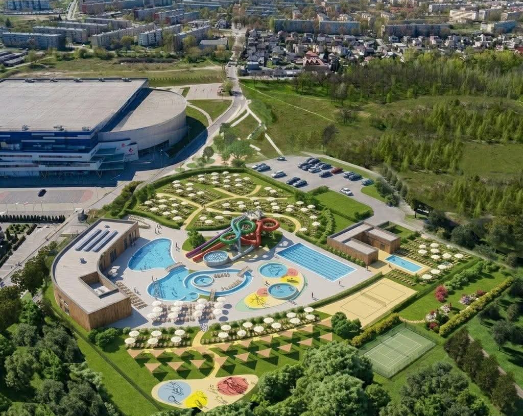 W Tomaszowie Mazowieckim mają powstać termy. Miasto przedstawia plan i datę [WIZUALIZACJE]