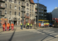 Wykolejenie tramwaju na alei Kościuszki