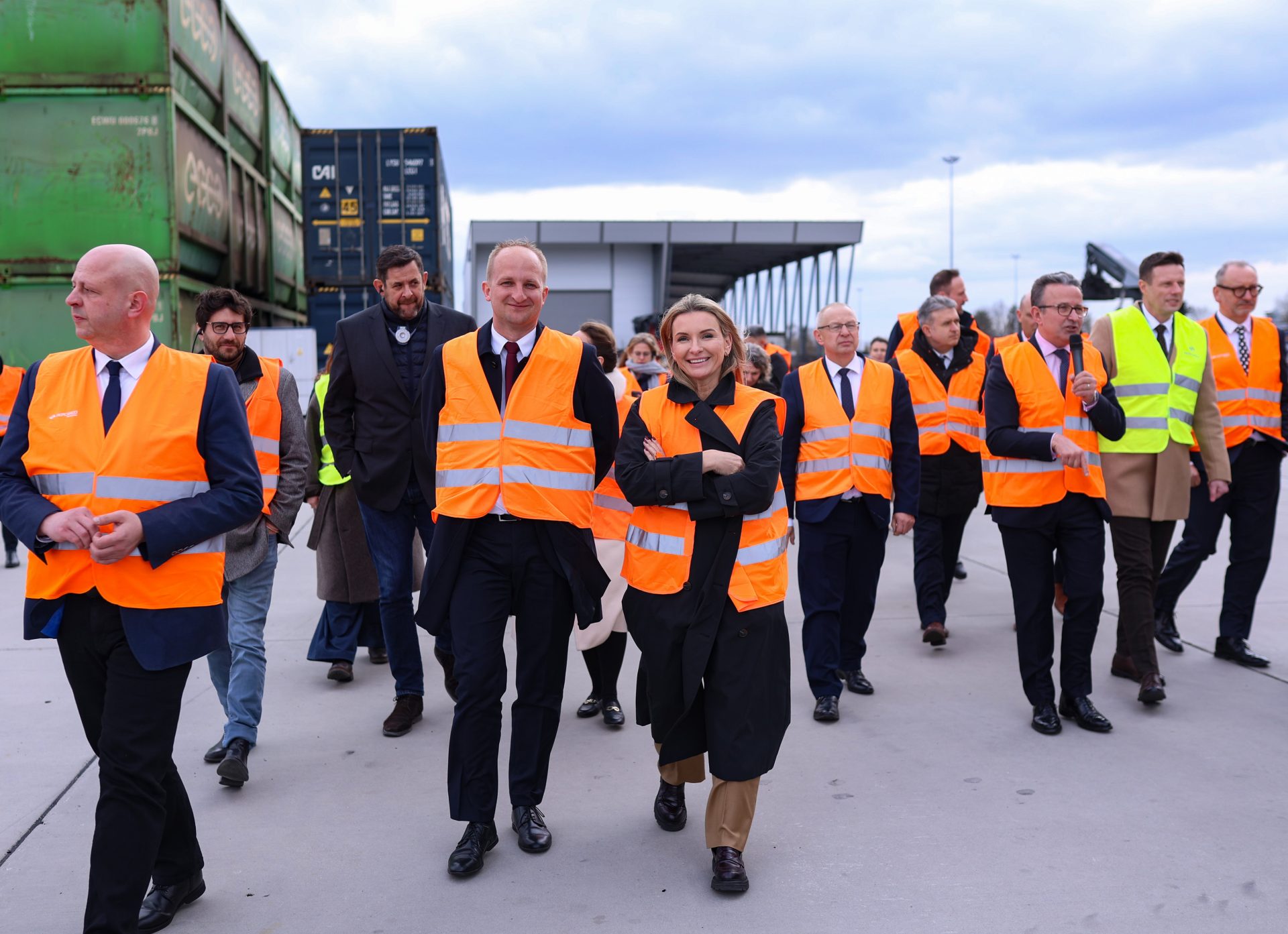 Unijni urzędnicy z wizytą w multiporcie w Karsznicach. Jest szansa na jego rozbudowę