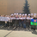 Protest pod ZUS w Łodzi. Pracownicy chcą podwyżek, fot. S. Dziuda