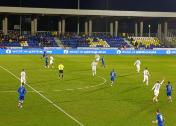 Zwycięstwo stracone w ostatniej minucie. Unia Skierniewice - Sandecja Nowy Sącz 2:2 [ZDJĘCIA]