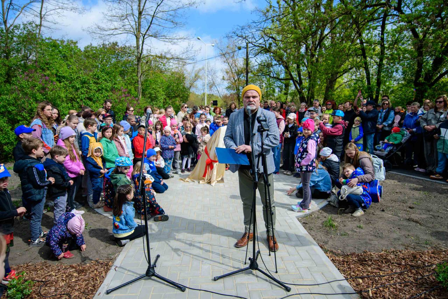 Odsłonięcie Pomnika Muminka fot Sebastian Szwajkowski_13 Odsloniecie Pomnika Muminka fot Sebastian Szwajkowski 13