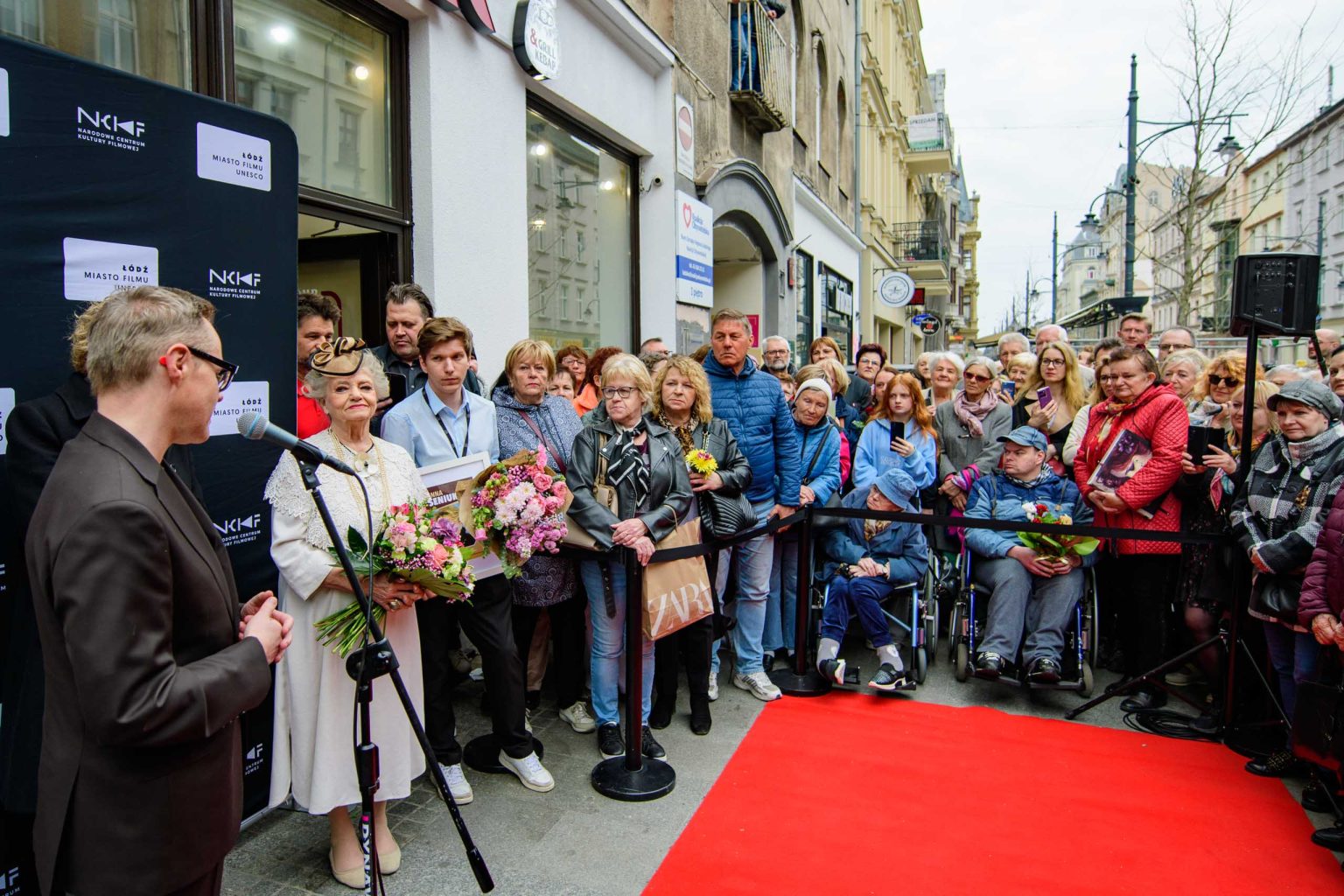 Odsloniecie gwiazdy Anny Seniuk fot Sebastian Szwajkowski