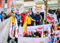 Protest Solidarności w Łodzi. Związkowcy sprzeciwiają się rosnącym kosztom życia [ZDJĘCIA]
