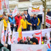 Protest Solidarności w Łodzi. Związkowcy sprzeciwiają się rosnącym kosztom życia [ZDJĘCIA]