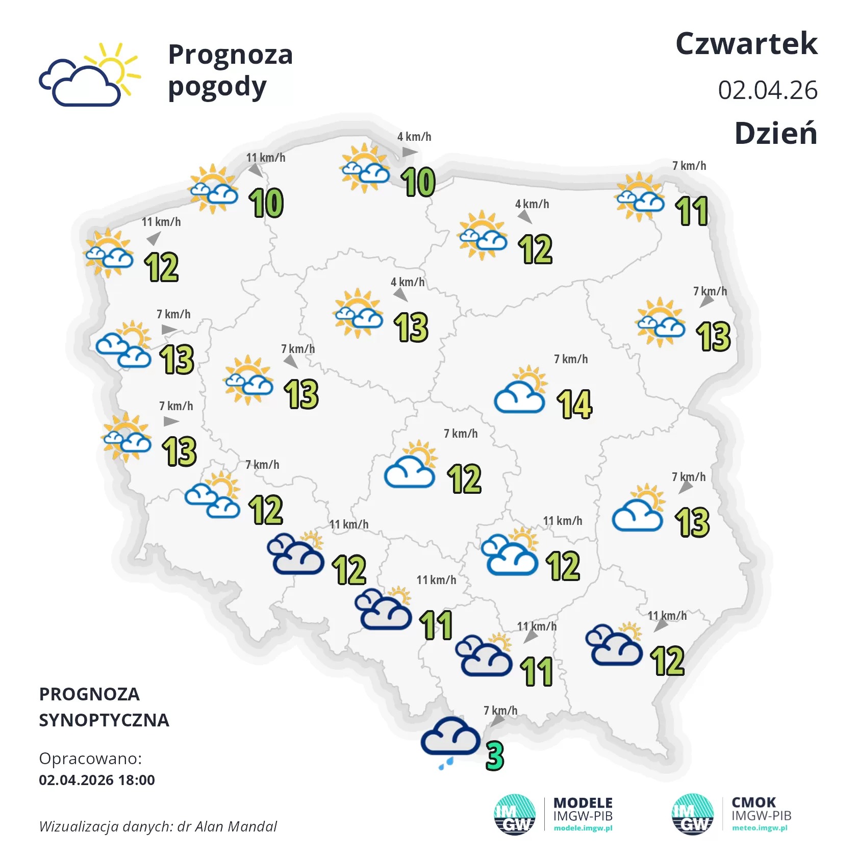 Pogoda na Wielki Piątek