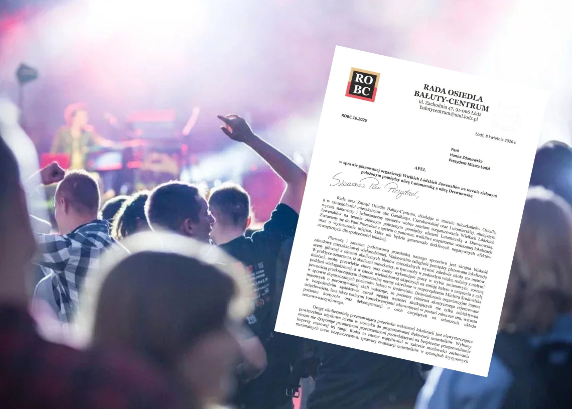 Domagają się zmiany lokalizacji łódzkich juwenaliów. Złożyli apel do prezydent Hanny Zdanowskiej 1 Domagają się zmiany lokalizacji łódzkich juwenaliów. Złożono apel do prezydent Hanny Zdanowskiej