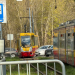Samochód wjechał w tramwaj przy Pomorskiej. Utrudnienia w ruchu 10 Samochód wjechał w tramwaj przy Pomorskiej. Utrudnienia w ruchu