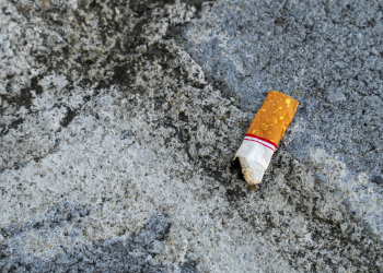 "Petogedon" na Bałutach. Mieszkańcy skarżą się na niedopałki porzucone na ulicy