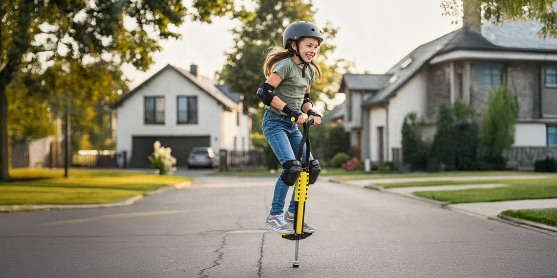 Dziecięca aktywność na świeżym powietrzu rozwija najlepiej wtedy, gdy daje radość i poczucie swobody 1 pogo stick