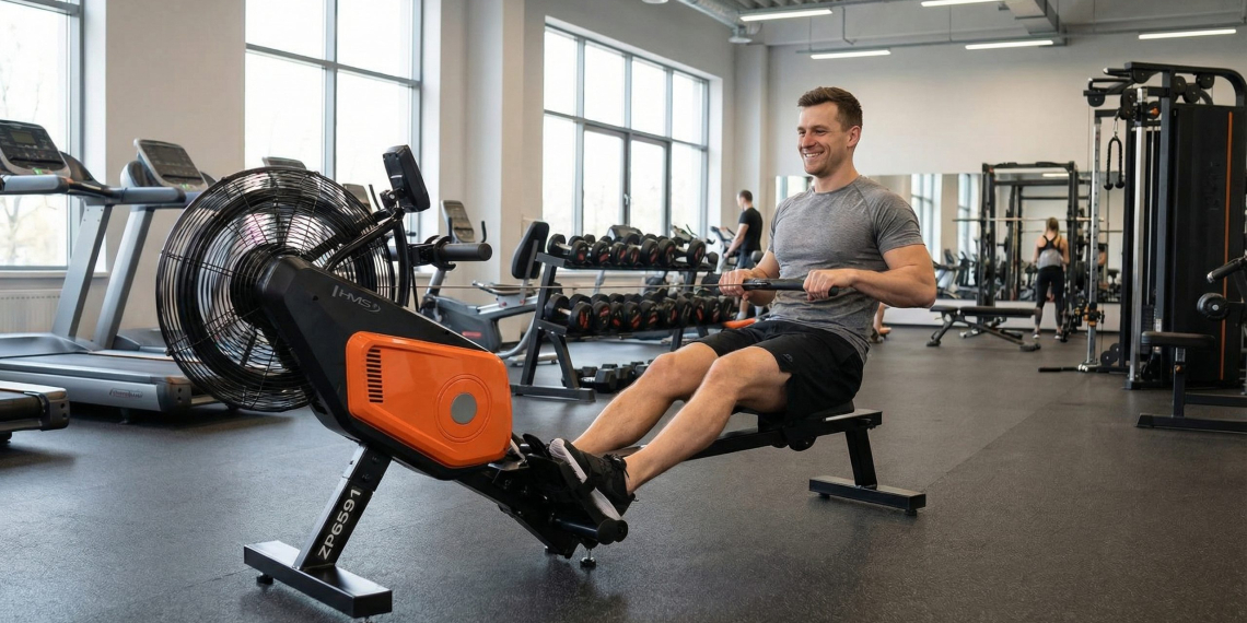 Jak wybrać sprzęt cardio do domu krok po kroku i nie żałować zakupu po kilku tygodniach 1 ergometr wioślarski
