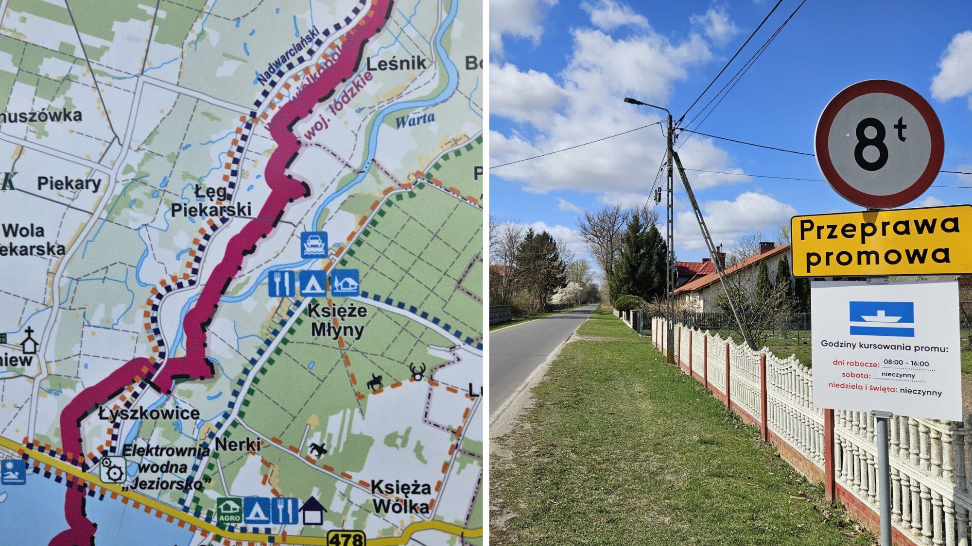 Szlaki widmo nad Wartą. Mapy sprzed 20 lat mylą rowerzystów