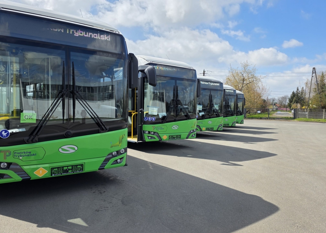 Nowe autobusy elektryczne w Piotrkowie