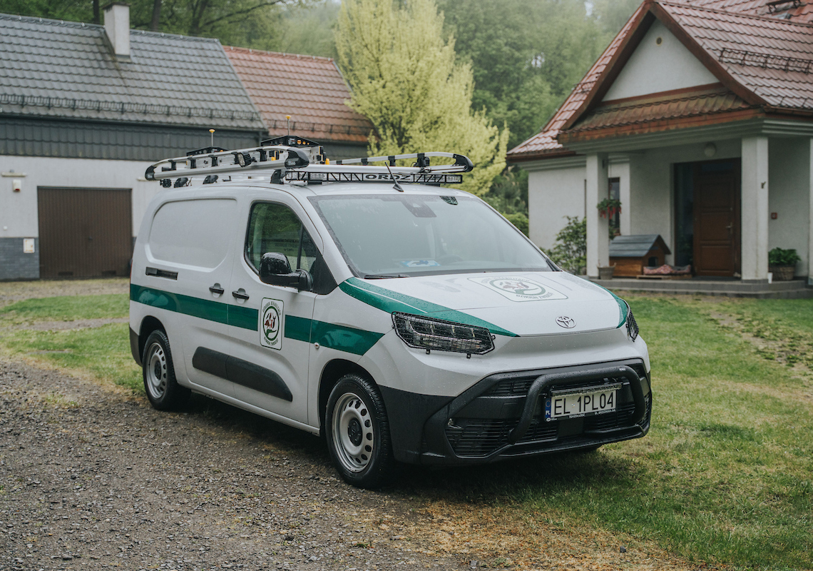 Karetka dla zwierząt w Łodzi.