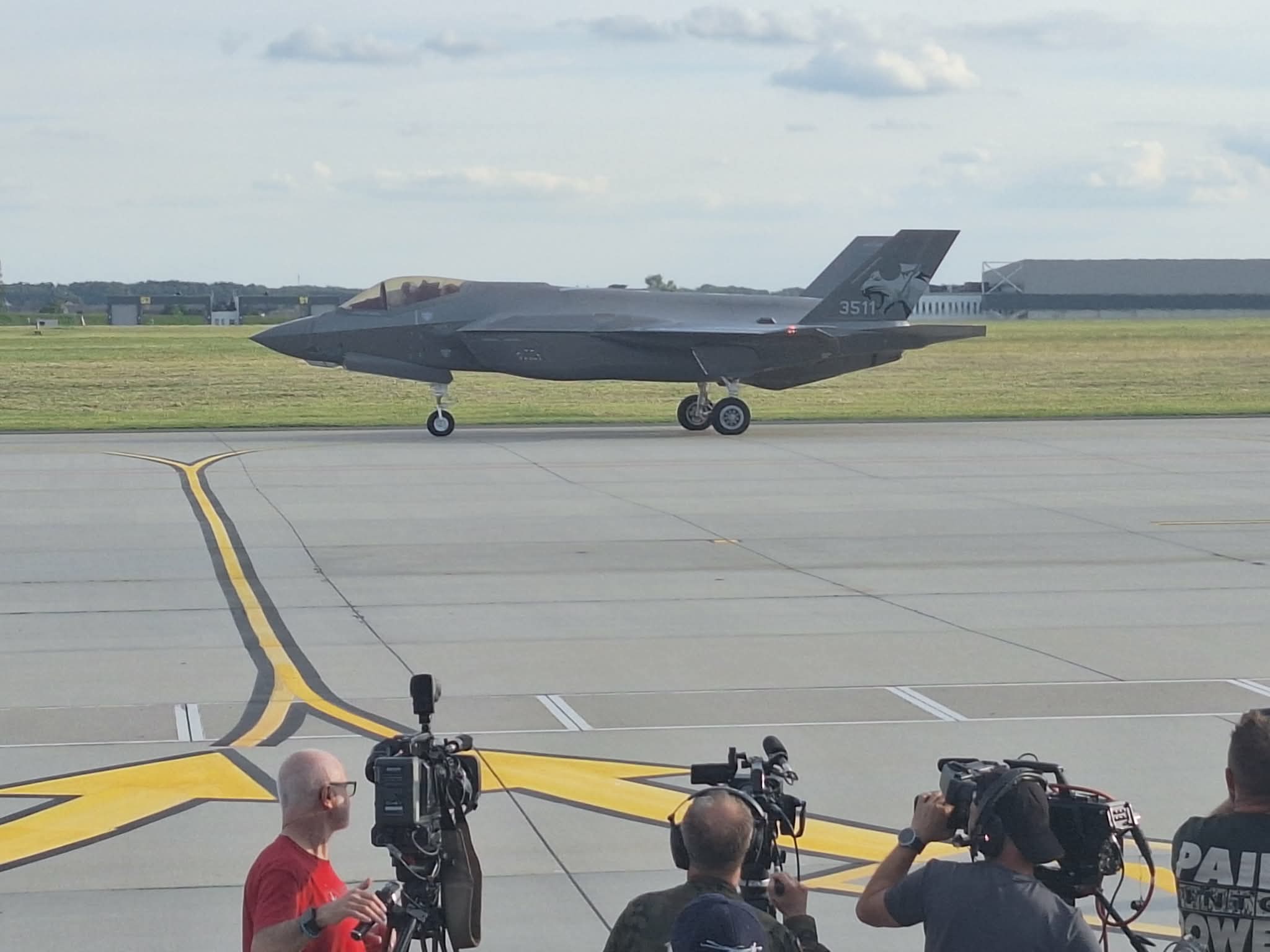 Myśliwce F-35 już w Łasku