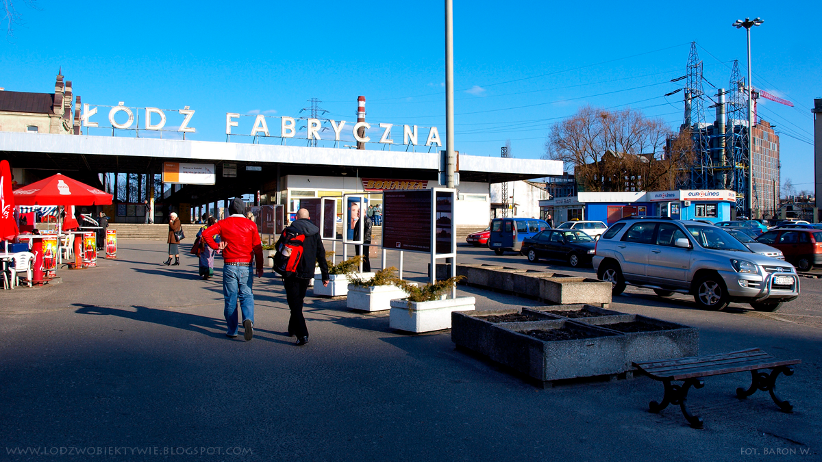 7 miejsc, za którymi tęsknią Łodzianie 3 Dworzec Fabryczny od strony parkingu