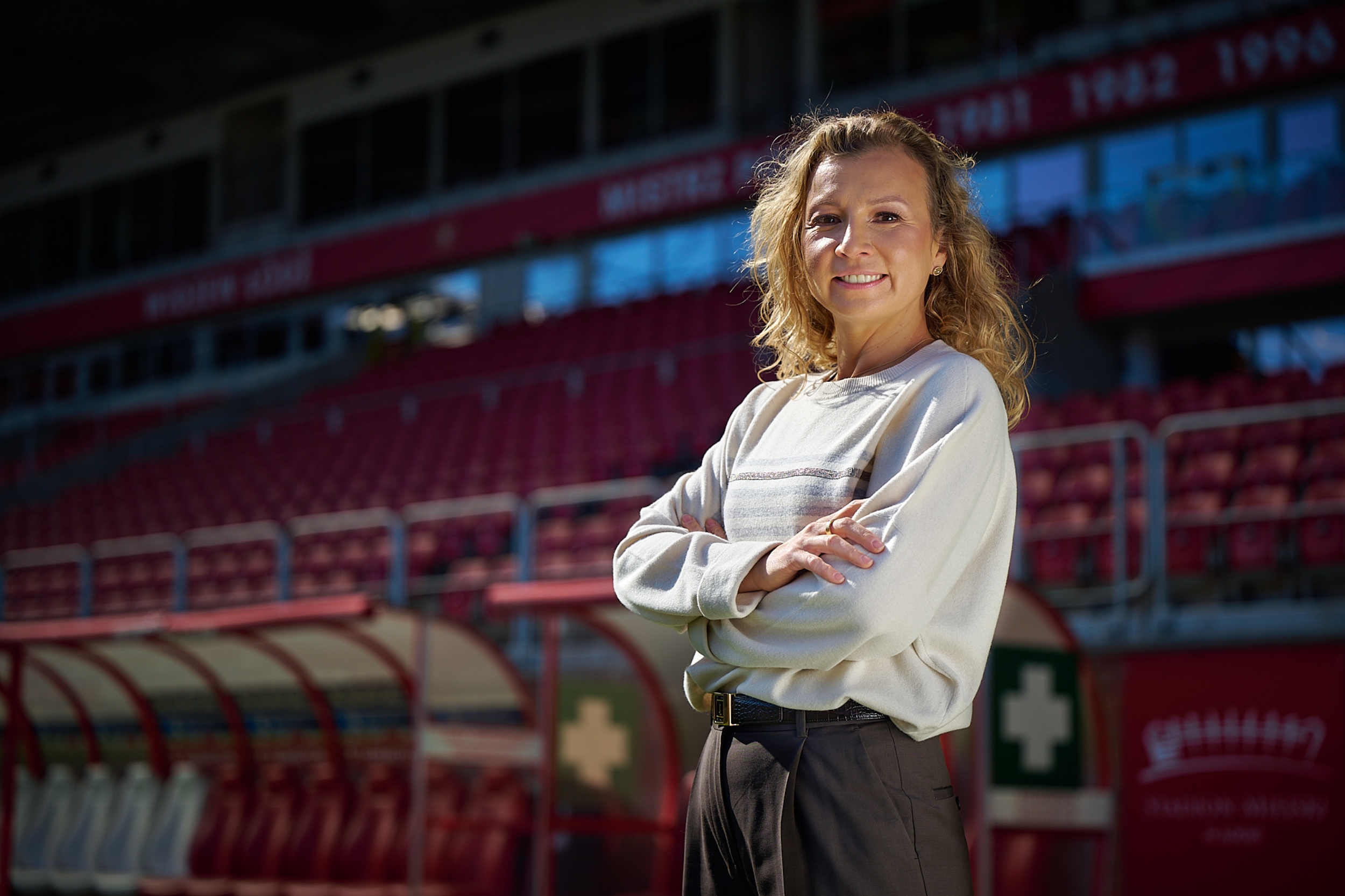 Jolanta Kwaśniewska do seniorów: „Bądźcie samolubni!”. Wielki finał Senioraliów na stadionie Widzewa 3 Jolanta Kwaśniewska do seniorów: „Bądźcie samolubni!”. Wielki finał Senioraliów na stadionie Widzewa