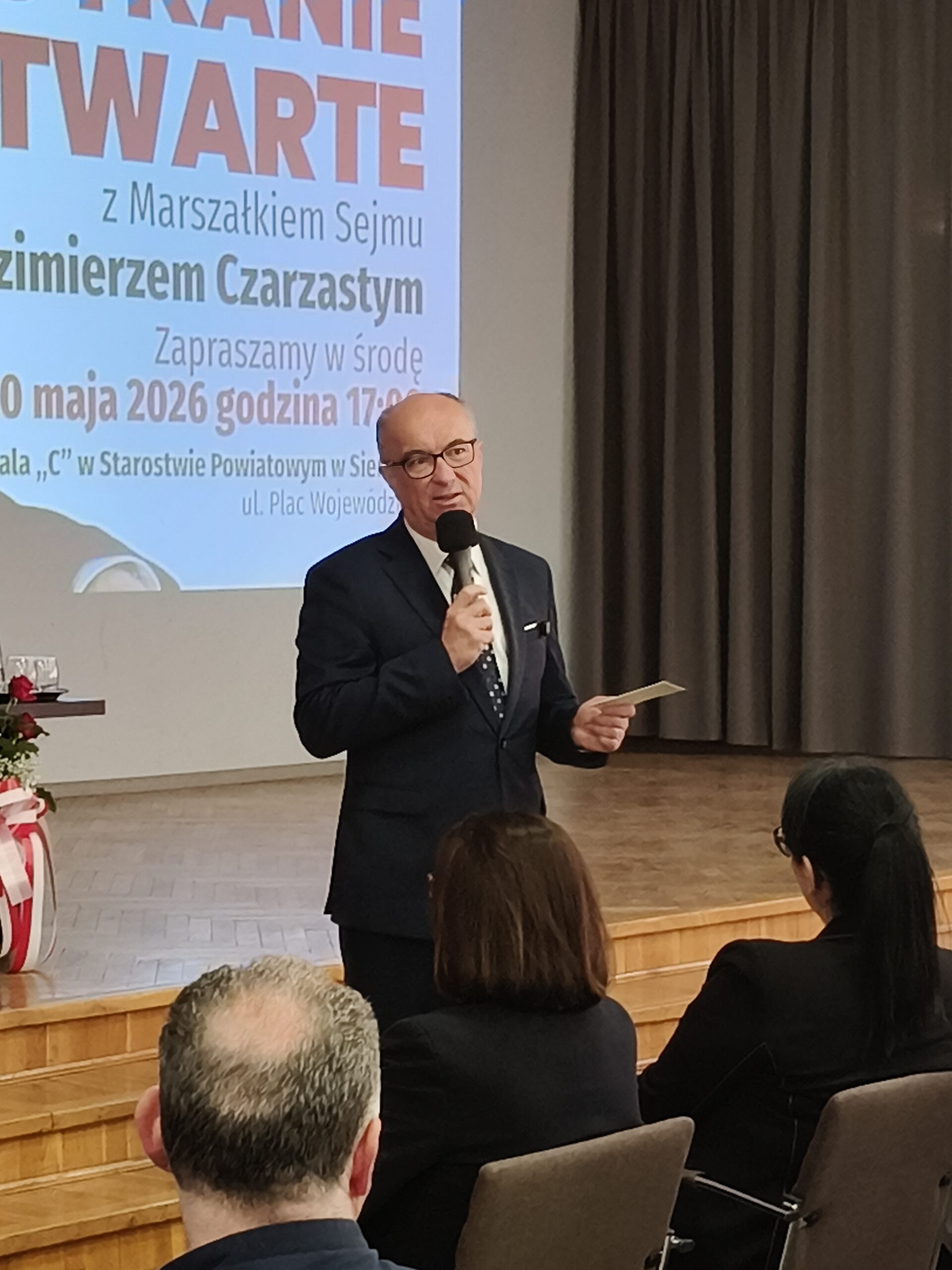 Włodzimierz Czarzasty w Sieradzu. Marszałek sejmu mówił o rządowym programie mieszkaniowym 1 Włodzimierz Czarzasty w Sieradzu