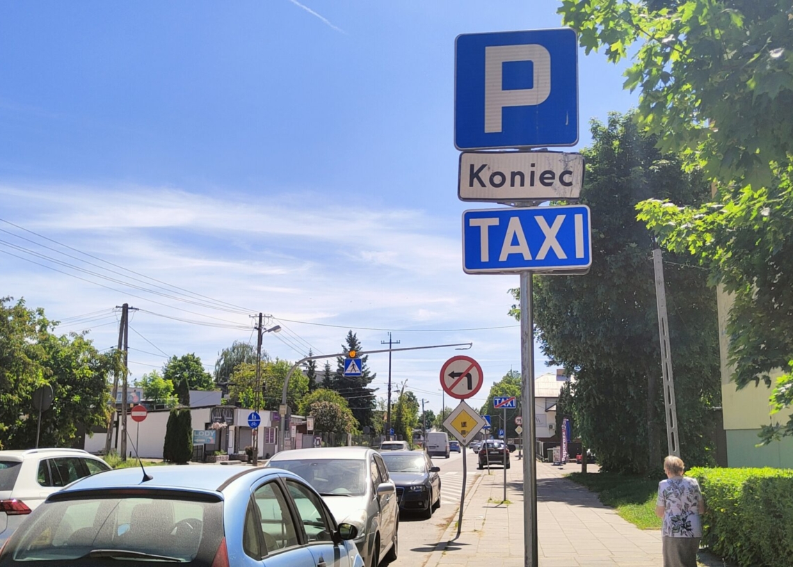 Nowy postój taksówek w Zgierzu