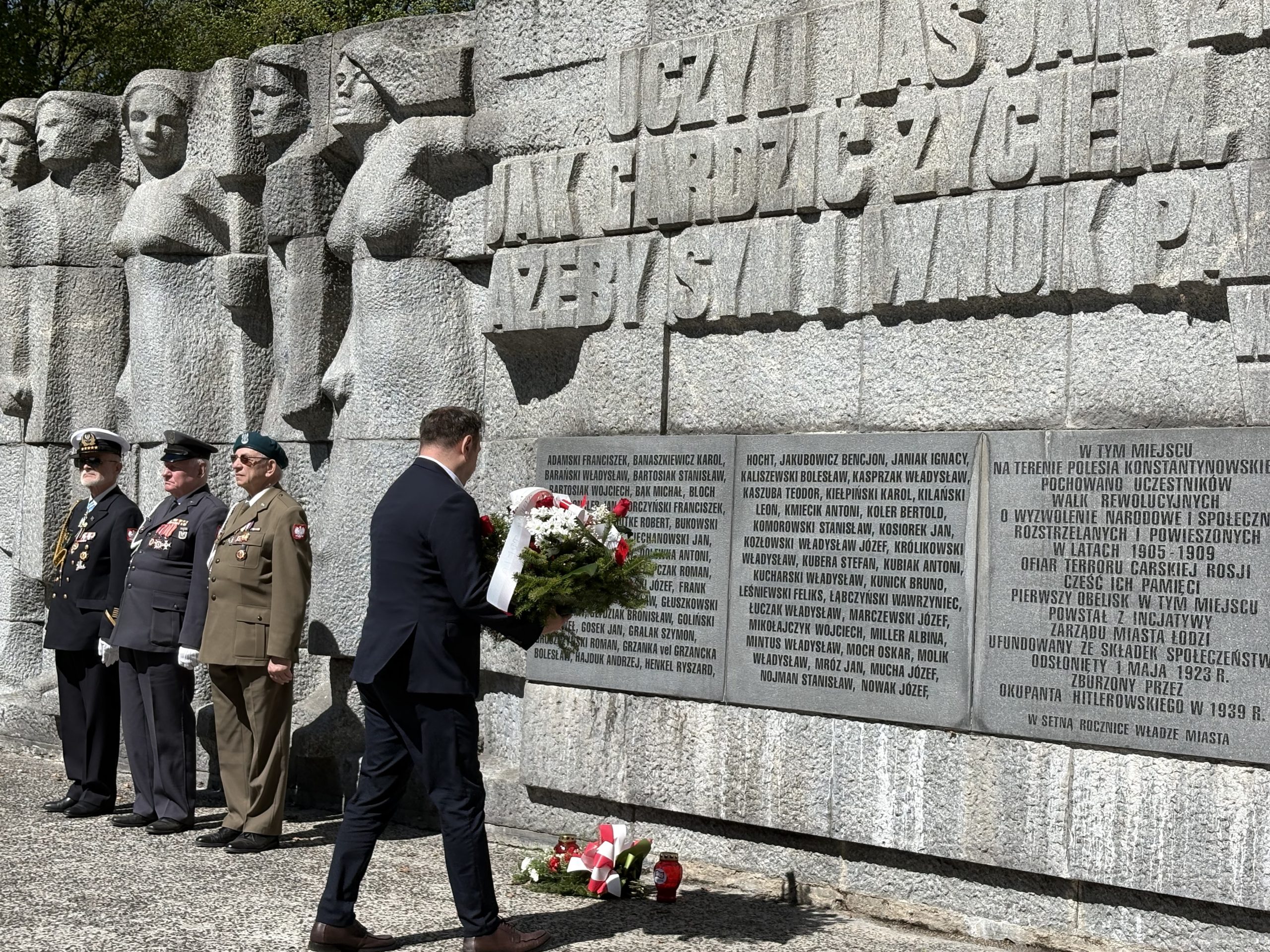 Lewica z Łodzi uczciła Święto Pracy. Obchody w cieniu żałoby