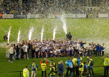 Skierniewice świętują kolejny awans. Unia zagra w 1. lidze! [ZDJĘCIA, WIDEO]