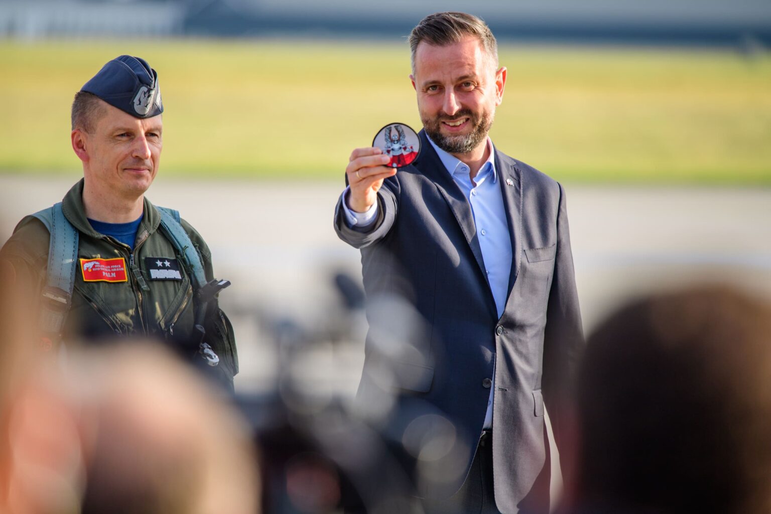 Lądowanie pierwszych F35 w Bazie w Łasku fot Sebastian Szwajkowski Ladowanie pierwszych F35 w Bazie w Lasku fot Sebastian Szwajkowski 4