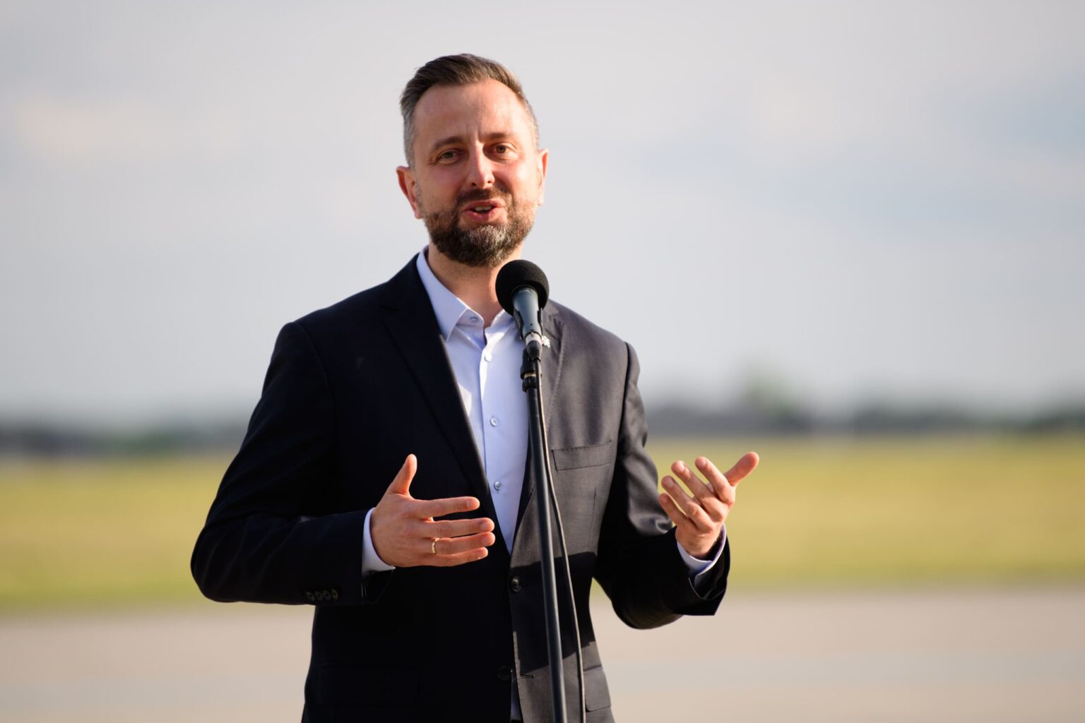 Lądowanie pierwszych F35 w Bazie w Łasku fot Sebastian Szwajkowski_1 Ladowanie pierwszych F35 w Bazie w Lasku fot Sebastian Szwajkowski 1