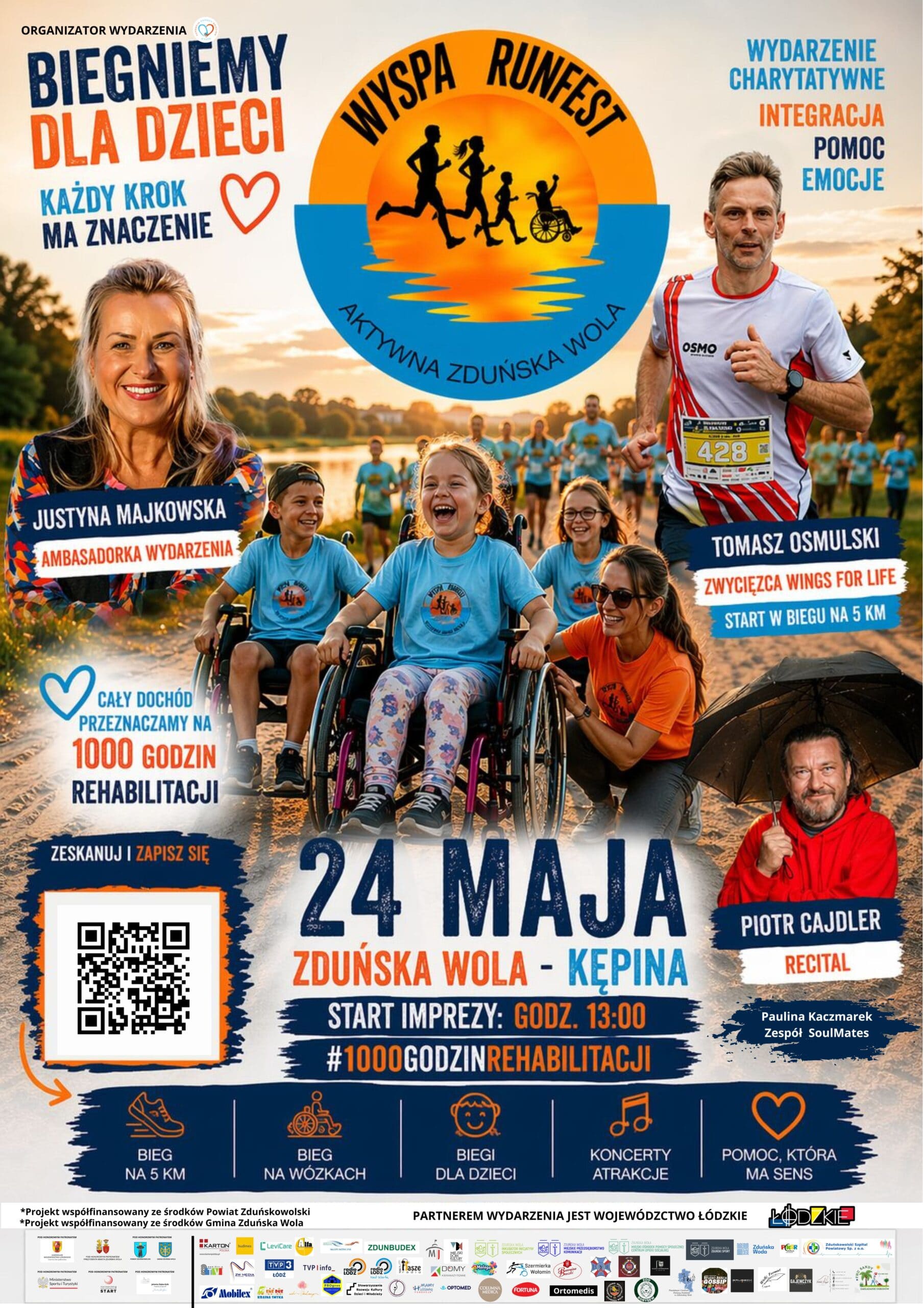 Pobiegną, aby wspomóc rehabilitację dzieci. Zbliża się 3. edycja "WYSPA Runfest" 2 Plakat materialy prasowe scaled 1 1