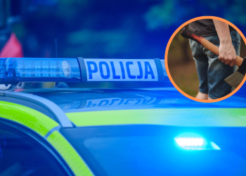 Atak siekierą pod Łodzią. Trafił w samochód