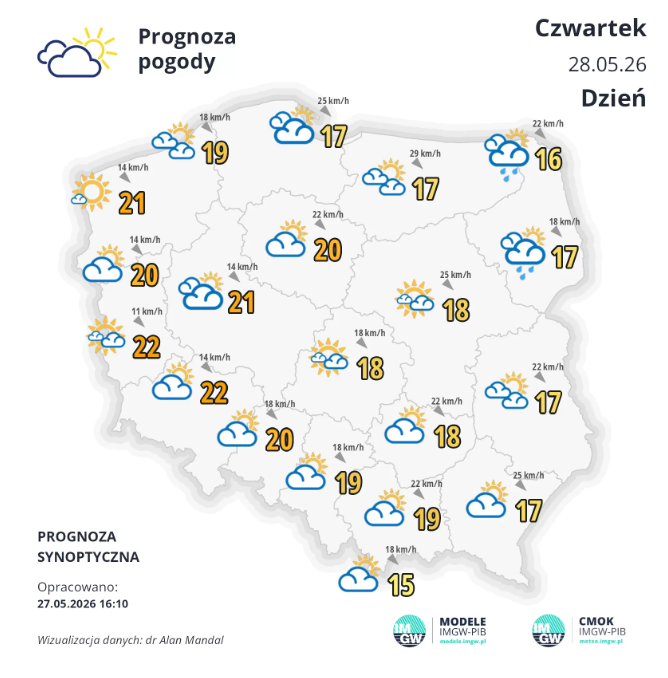 Pogoda na czwartek | Sporo słońca [PROGNOZA]