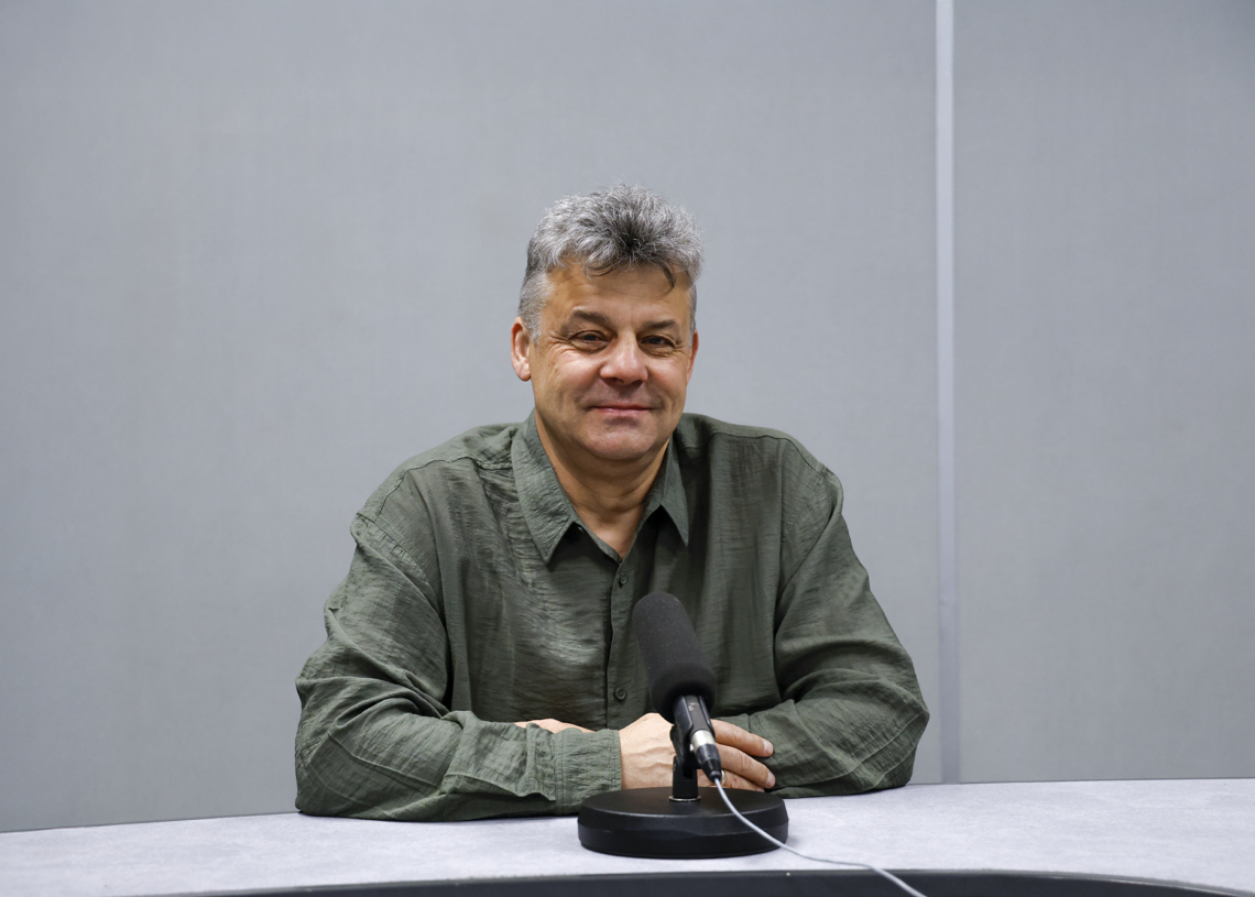Przewodniczący oświatowej Solidarności w Łódzkiem Roman Laskowski Gościem RŁ