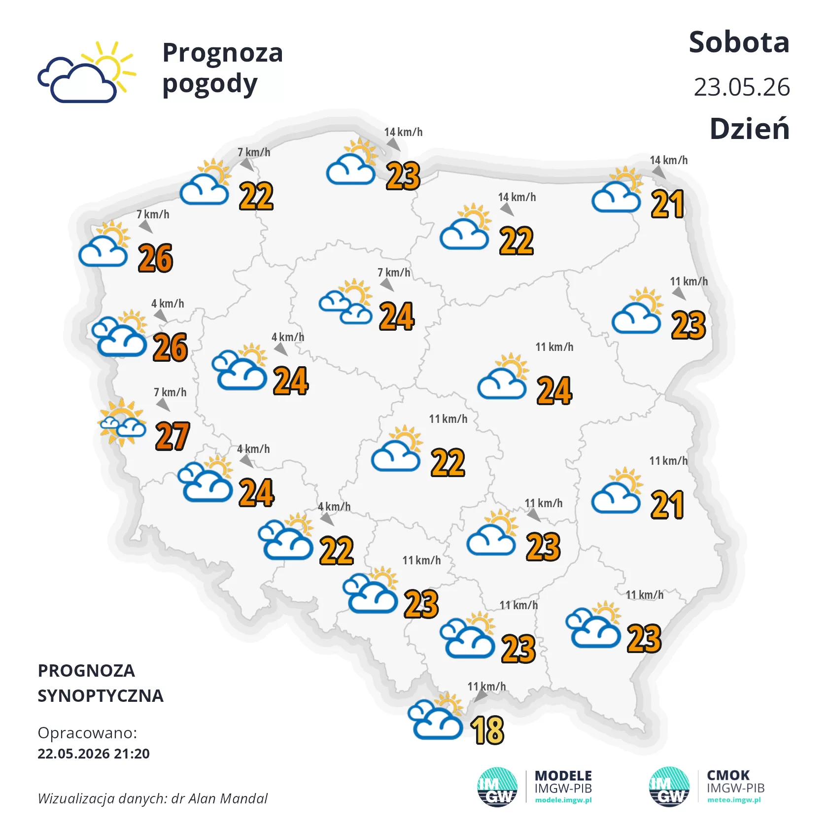 Sobota z grillem? Pogoda będzie sprzyjać 1 Sobota z grillem? Pogoda na 23 maja