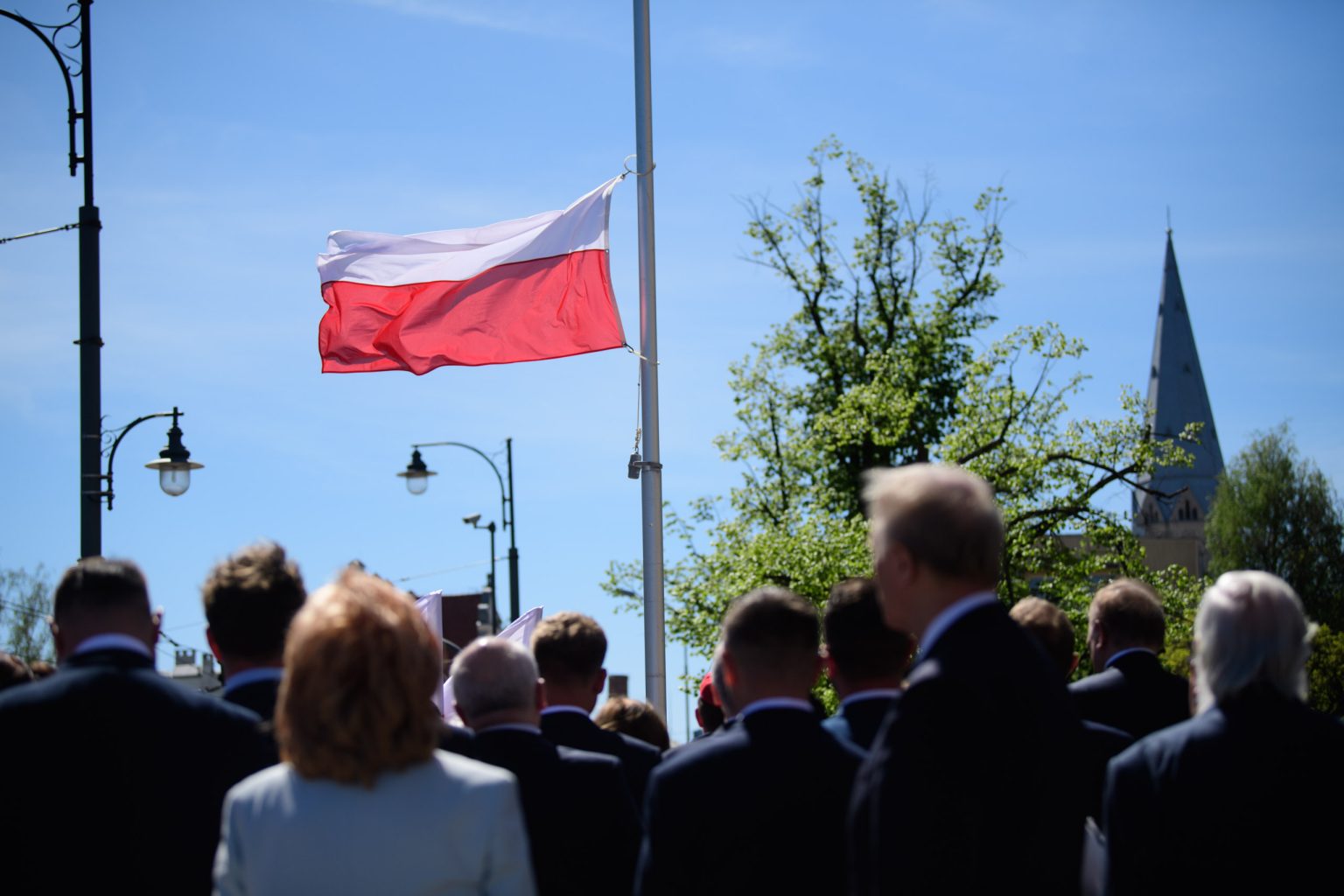Swieto Konstytucji 3 Maja oficjalne uroczystosci przed katedra fot Sebastian Szwajkowski 11