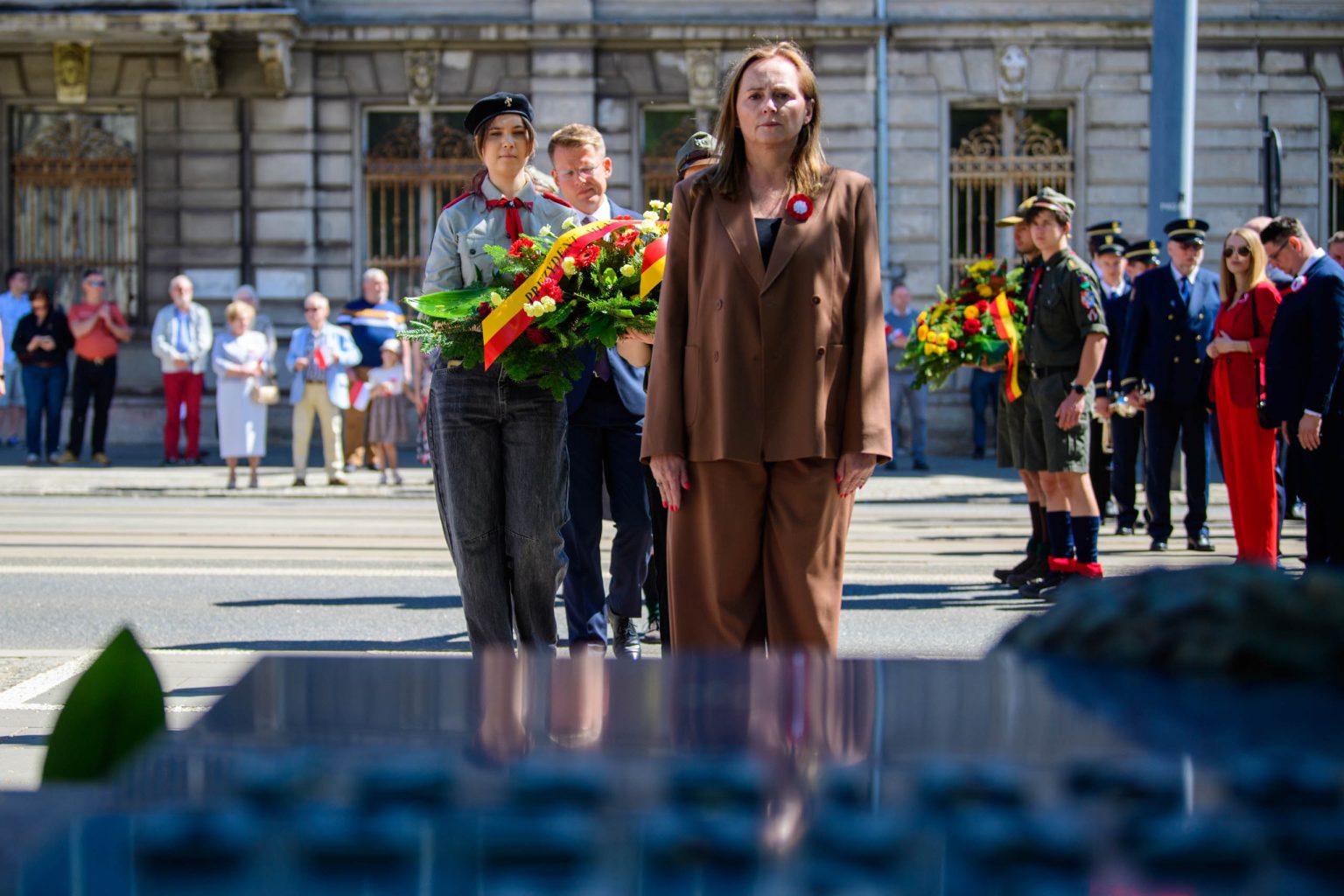 Swieto Konstytucji 3 Maja oficjalne uroczystosci przed katedra fot Sebastian Szwajkowski 22