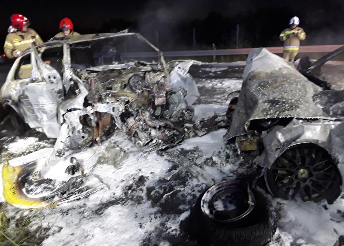 Tragiczny wypadek na A1. Jedna osoba nie żyje, trzy są ranne [ZDJĘCIA]