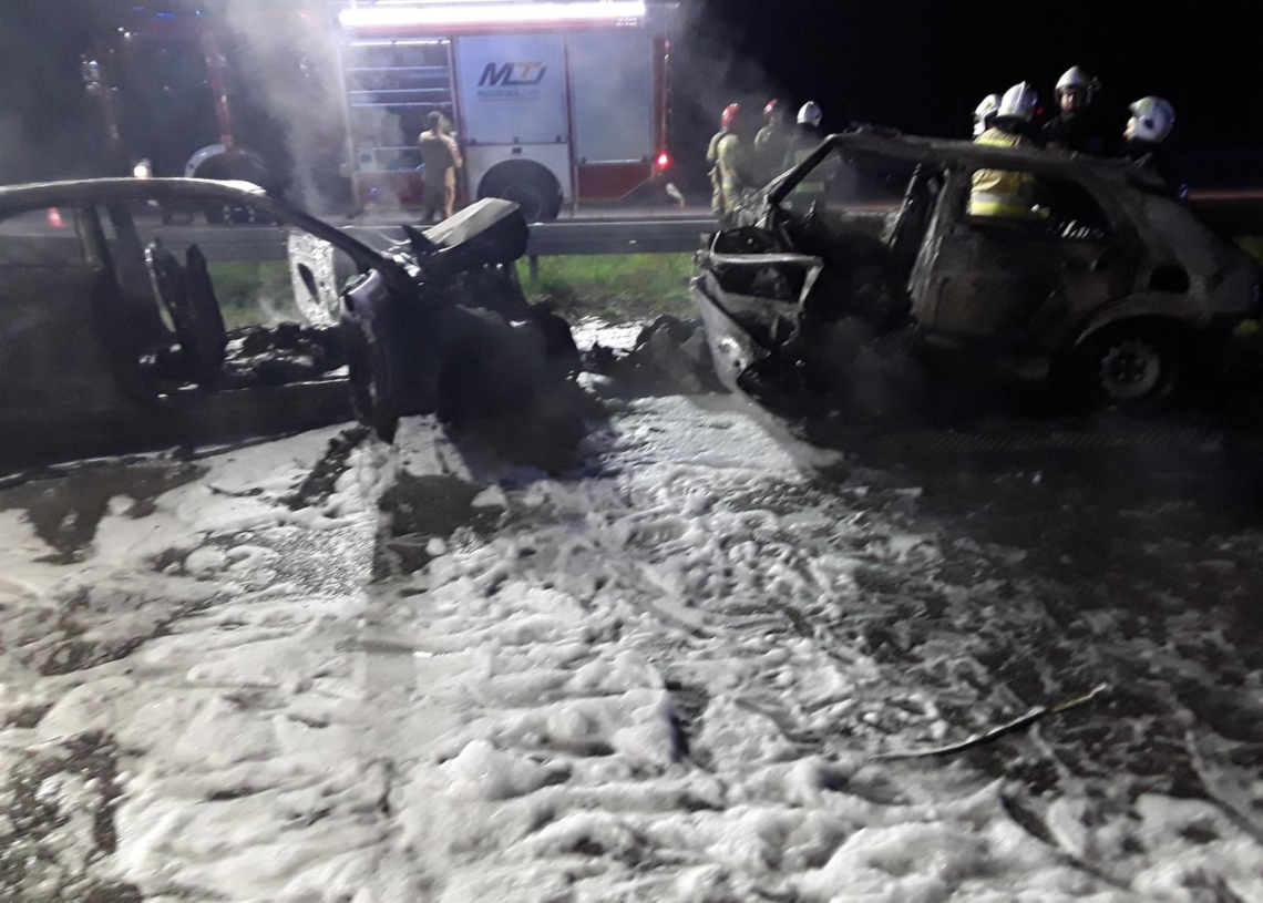 Tragiczny wypadek na A1. Jedna osoba nie żyje, trzy są ranne [ZDJĘCIA]