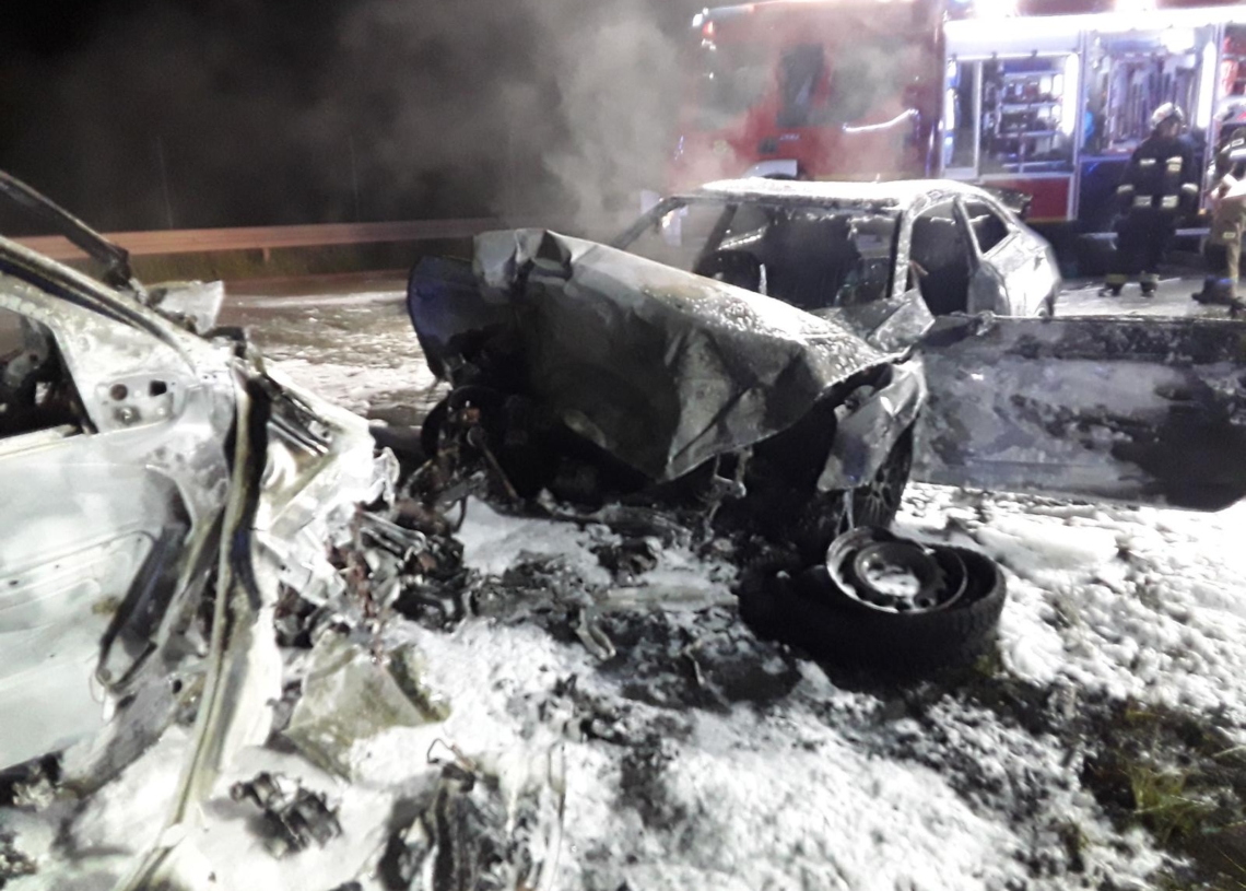 Tragiczny wypadek na A1. Jedna osoba nie żyje, trzy są ranne [ZDJĘCIA]