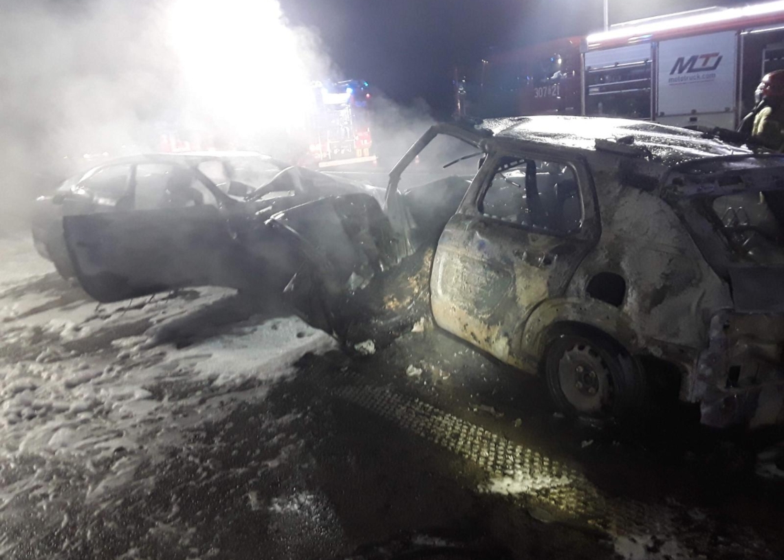 Tragiczny wypadek na A1. Jedna osoba nie żyje, trzy są ranne [ZDJĘCIA]