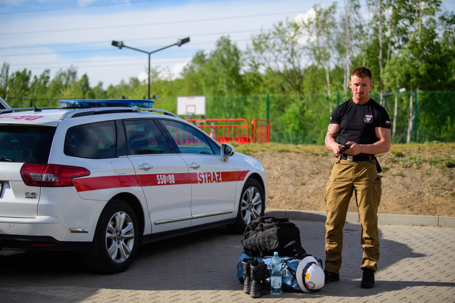 Wyjazd Strażaków z modułu GFFF z województwa łódzkiego na Lubelszczyznę fot Sebastian Szwajkowski_18 Wyjazd Strazakow z modulu GFFF z wojewodztwa lodzkiego na Lubelszczyzne fot Sebastian Szwajkowski 18