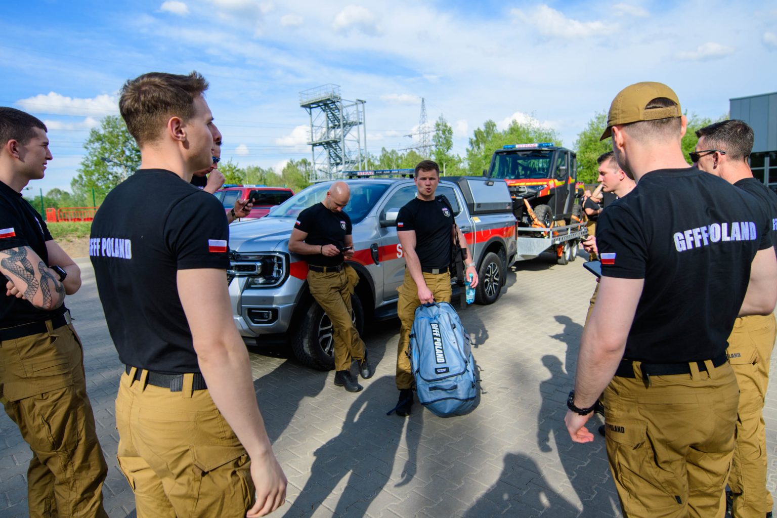 Wyjazd Strażaków z modułu GFFF z województwa łódzkiego na Lubelszczyznę fot Sebastian Szwajkowski_6 Wyjazd Strazakow z modulu GFFF z wojewodztwa lodzkiego na Lubelszczyzne fot Sebastian Szwajkowski 6