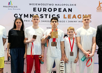 Sukces młodych gimnastyków z Łodzi. 7 medali podczas Europejskiej Ligi Gimnastycznej