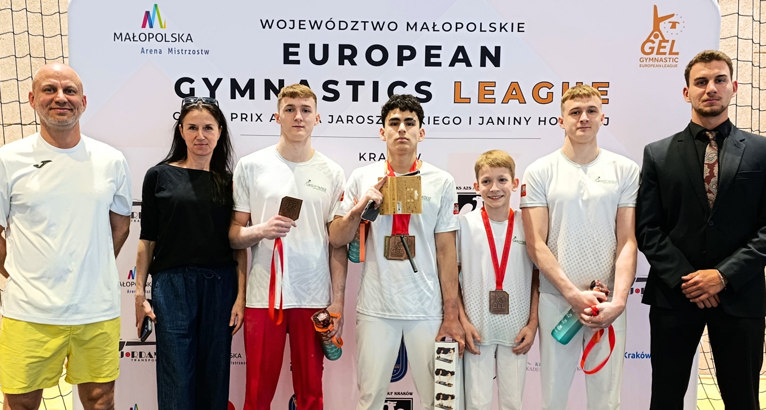 Sukces młodych gimnastyków z Łodzi. 7 medali podczas Europejskiej Ligi Gimnastycznej