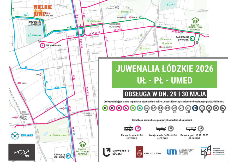 csm lodz juwenalia 2026 w lodzi mpk lodz schemat 74b9f21279